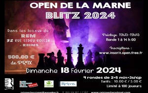 Open de la Marne de Blitz, Reims, 18/02/2024